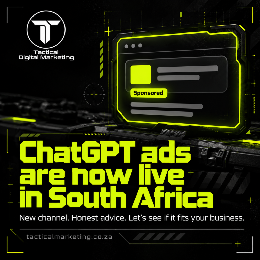 Chat GPT Ads South Africa